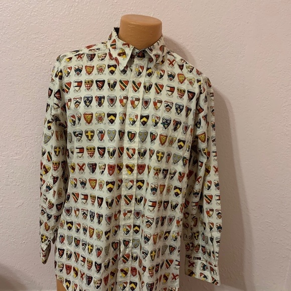Tommy Hilfiger Other - Tommy Hilfiger Crest Button Down Shirt LG long sleeve Vtg 90s